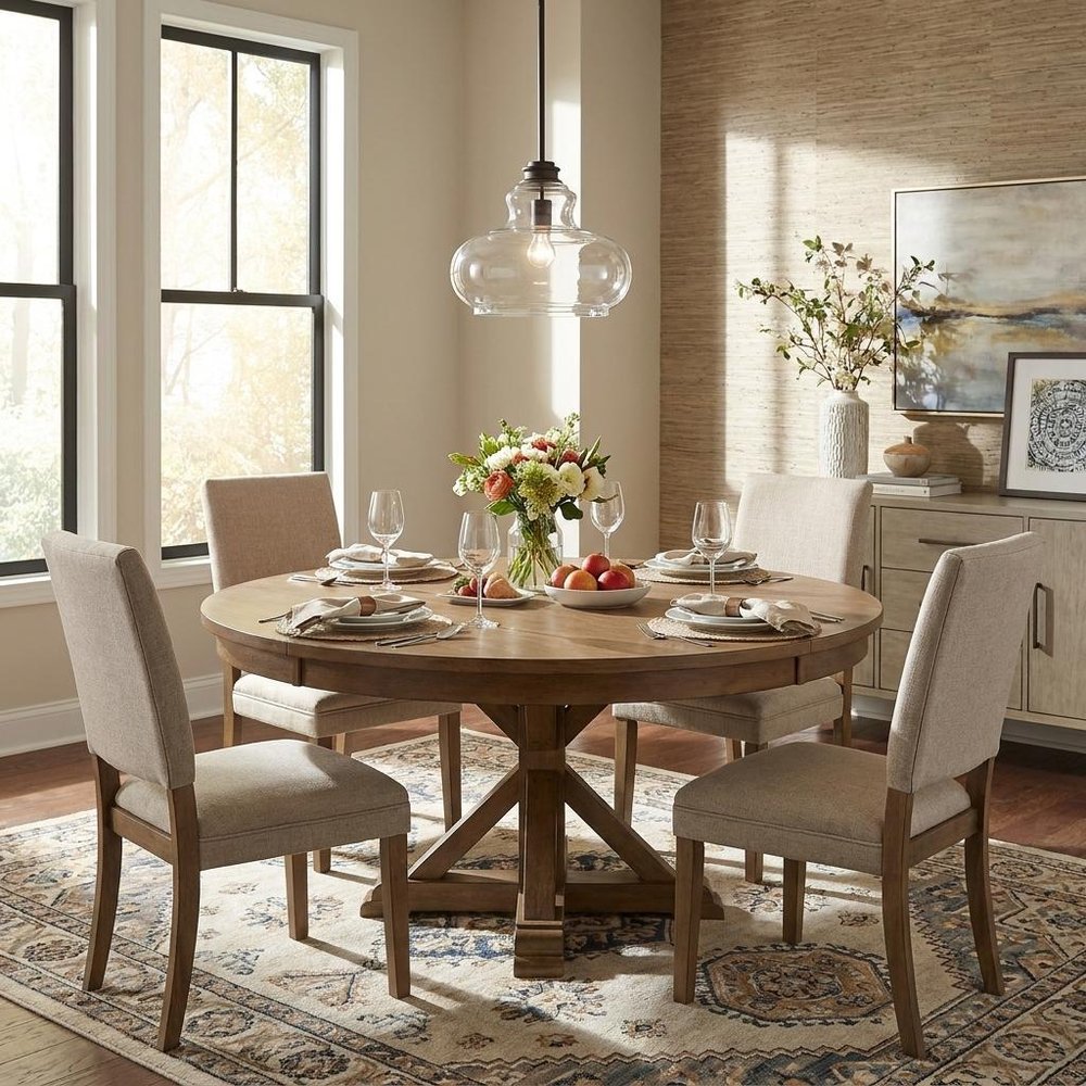 Torrel 1-Light Oil-Rubbed Bronze Pendant  Warm Home View