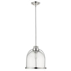 Stanton 1-Light Polished Nickel Pendant  Warm Home View