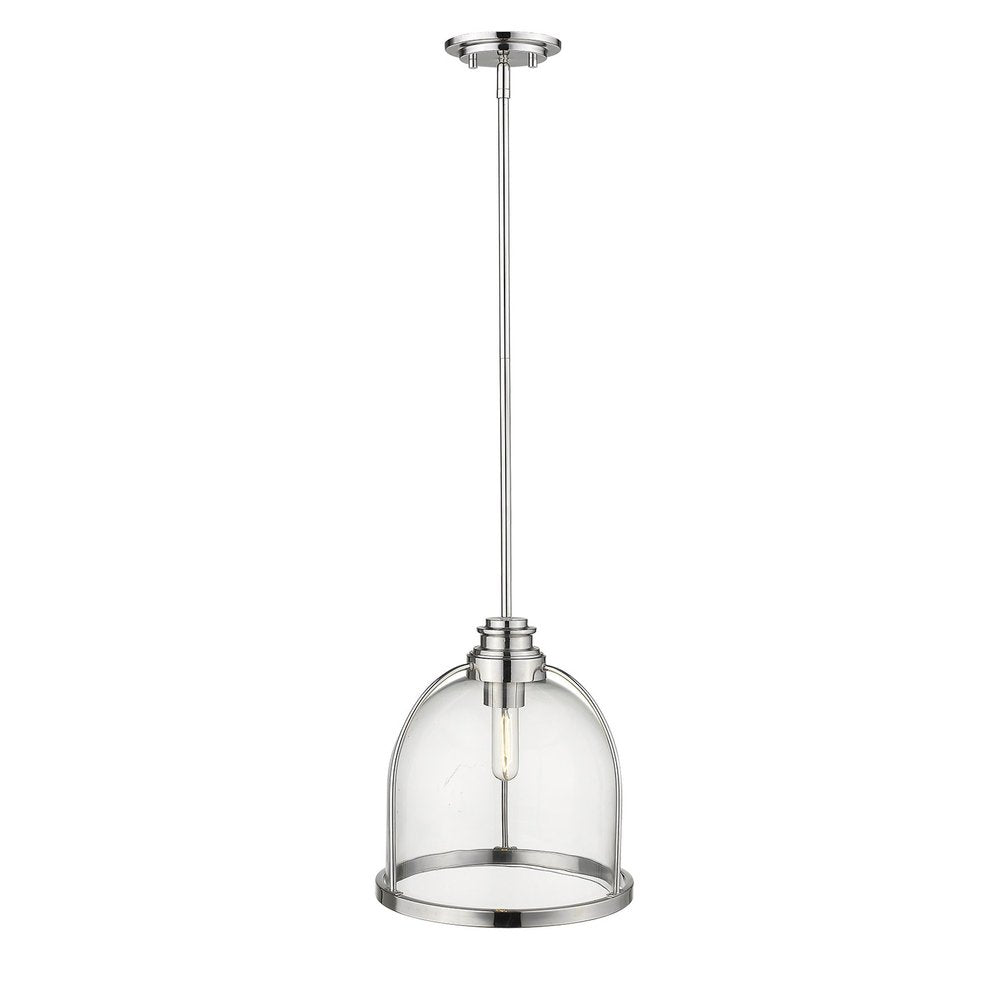 Stanton 1-Light Polished Nickel Pendant  Warm Home View