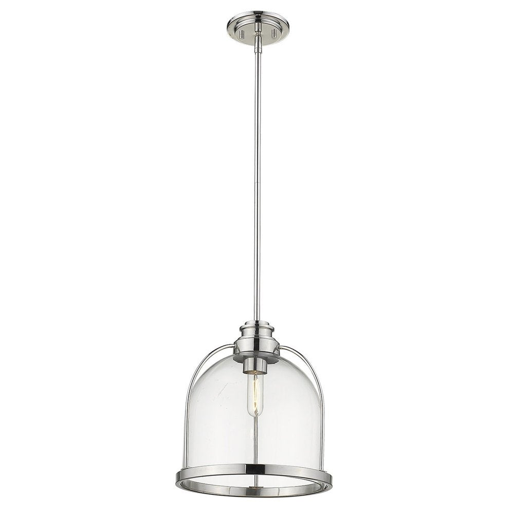 Stanton 1-Light Polished Nickel Pendant  Warm Home View