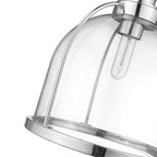 Stanton 1-Light Polished Nickel Pendant  Warm Home View
