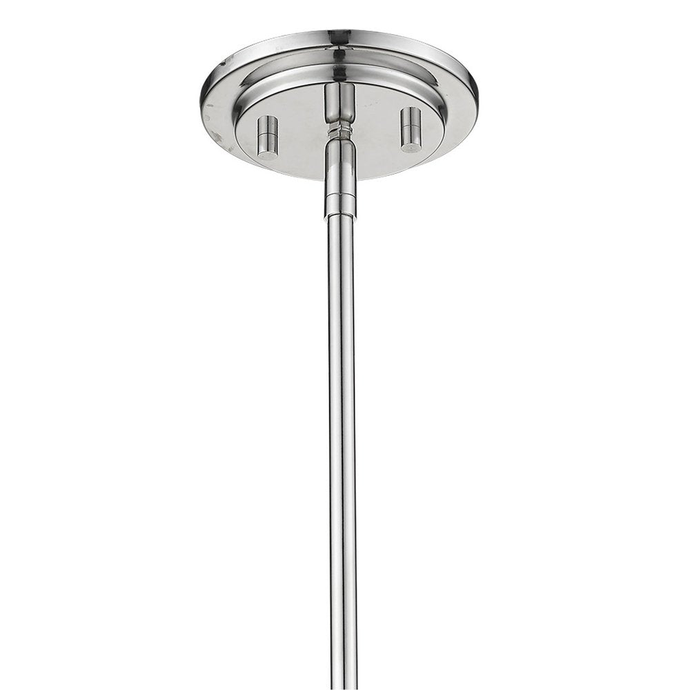 Stanton 1-Light Polished Nickel Pendant  Warm Home View