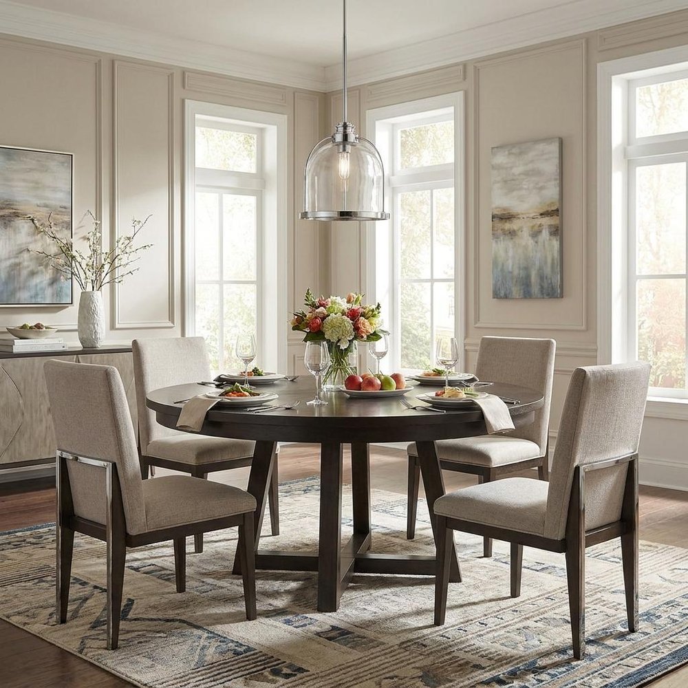 Stanton 1-Light Polished Nickel Pendant  Warm Home View