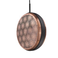 Tholos 1-Light Matte Black Pendant  Warm Home View