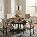 Zoom 1-Light Polished Stainless Steel Pendant With Seeded Acrylic Accents  Warm Home View
