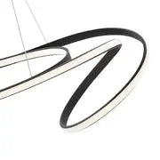 Moscow LED Chandelier // Black  Warm Home View
