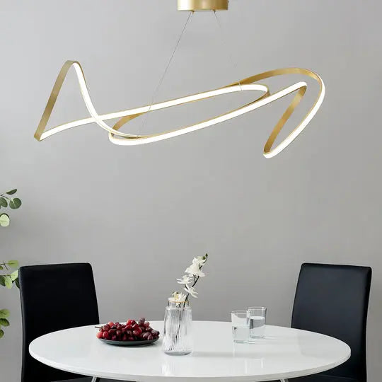 Moscow LED Chandelier // Gold  Warm Home View