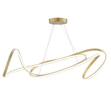 Moscow LED Chandelier // Gold  Warm Home View