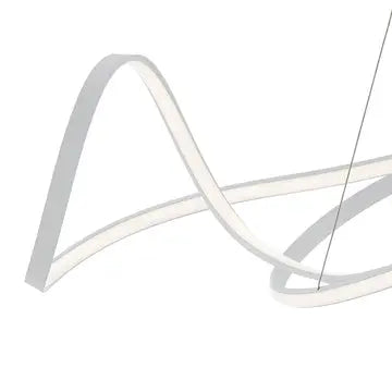 Moscow LED Chandelier // White  Warm Home View