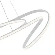 Moscow LED Chandelier // White  Warm Home View