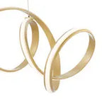 Seville LED Chandelier // Gold  Warm Home View