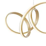 Seville LED Chandelier // Gold  Warm Home View