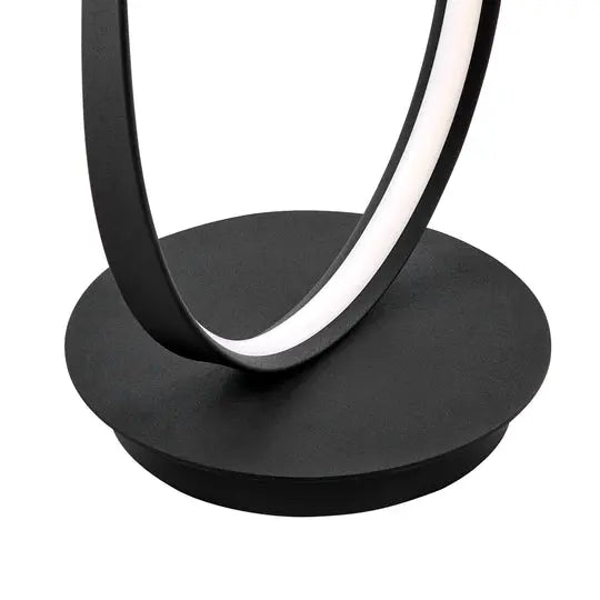 Matte Black Vienna LED 55" Tall Floor Lamp // Dimmable  Warm Home View