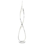 Chrome Vienna LED 55" Tall Floor Lamp // Dimmable  Warm Home View