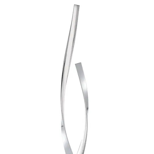 Chrome Vienna LED 55" Tall Floor Lamp // Dimmable  Warm Home View