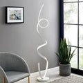 Amsterdam LED White 63-Inch Floor Lamp - Dimmable  Warm Home View