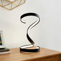 Hamburg Black Table Lamp // LED Strip & Dimmable Switch  Warm Home View