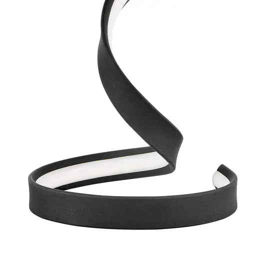 Hamburg Black Table Lamp // LED Strip & Dimmable Switch  Warm Home View