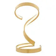 Hamburg Gold Table Lamp // LED Strip & Dimmable Switch  Warm Home View