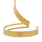 Hamburg Gold Table Lamp // LED Strip & Dimmable Switch  Warm Home View