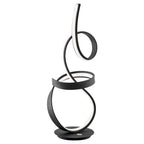 Amsterdam Black Table Lamp - LED Strip & Touch Dimmer  Warm Home View