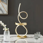 Amsterdam Gold Table Lamp - LED Strip & Touch Dimmer  Warm Home View