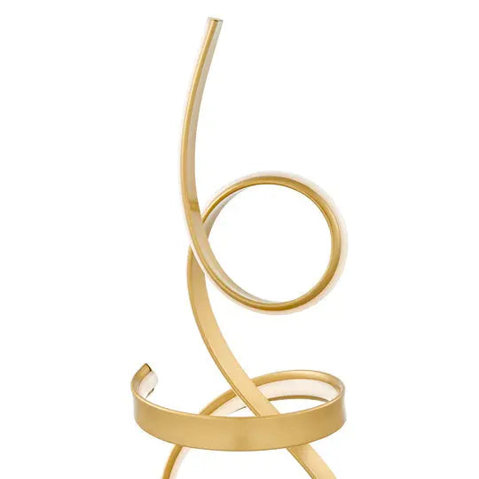 Amsterdam Gold Table Lamp - LED Strip & Touch Dimmer  Warm Home View