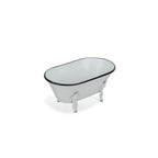 White Bathtub Decorative Sculpture  Warm Home View
