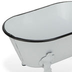 White Bathtub Decorative Sculpture  Warm Home View