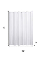 Luxurious White Waffle Weave Shower Curtain  Warm Home View