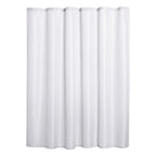 Luxurious White Waffle Weave Shower Curtain  Warm Home View
