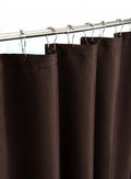 Luxurious Brown Waffle Weave Shower Curtain  Warm Home View