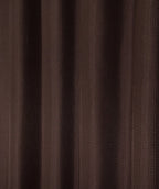 Luxurious Brown Waffle Weave Shower Curtain  Warm Home View