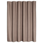 Luxurious Mocha Waffle Weave Shower Curtain  Warm Home View