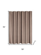 Luxurious Mocha Waffle Weave Shower Curtain  Warm Home View