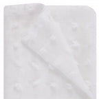 White Puff Sheer Shower Curtain  Warm Home View