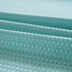 Teal Sheer and Grid Shower Curtain and Liner Set  Warm Home View