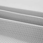 Silver Modern Grid Shower Curtain and Liner Set  Warm Home View