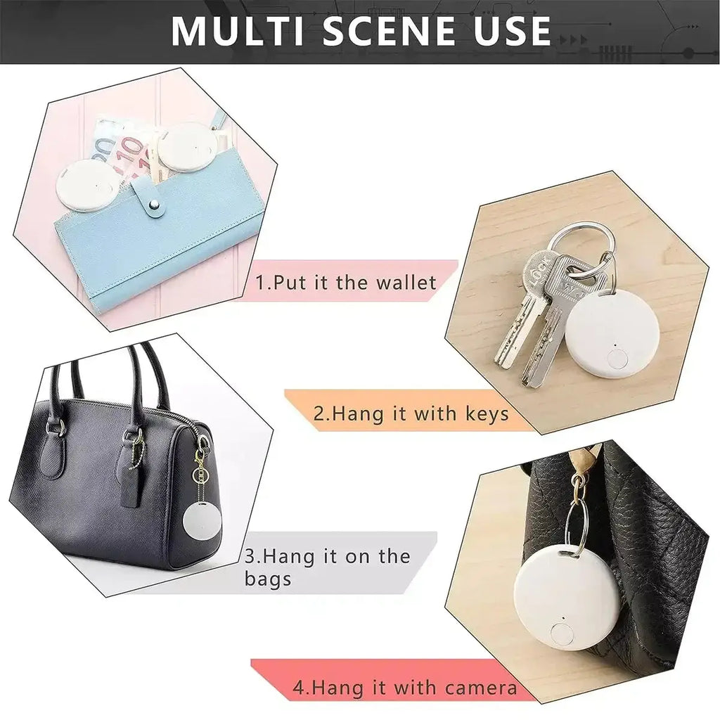 Bluetooth Mini GPS Tracking Air Key Tag Child Pet Finder Tracker Location Device  Warm Home View