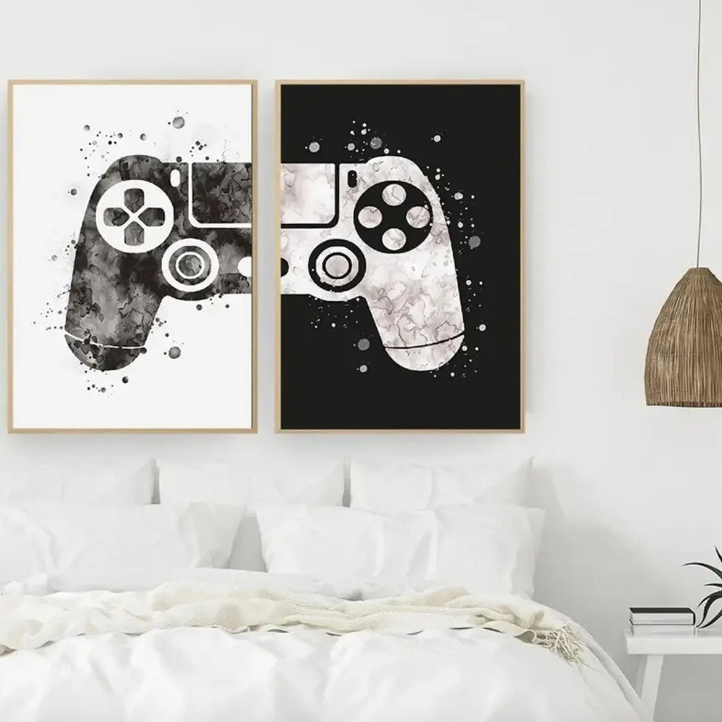 Decorative Canvas Wall Art  Warm Home View