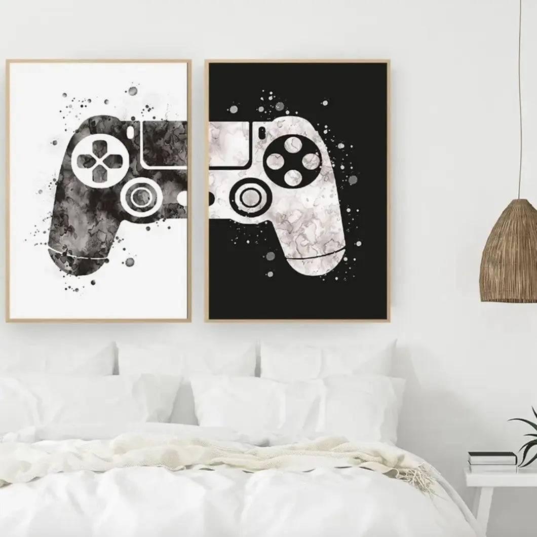 Decorative Canvas Wall Art  Warm Home View