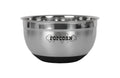 Sleek Stainless Steel Popcorn Serving Bowl  Warm Home View