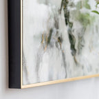 Set of Two White Framed Art  Warm Home View