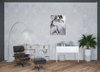 Set of Two White Framed Art  Warm Home View