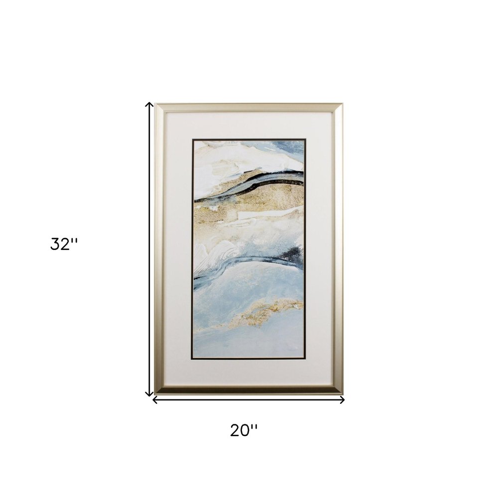 Set of Two Sandy Beach Abstract Wall Art  Warm Home View