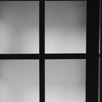 Dynasty Contemporary Black and White Tall Curio Cabinet  Warm Home View