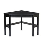 Black Corner Computer Desk  Warm Home View