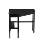 Black Corner Computer Desk  Warm Home View