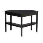 Black Corner Computer Desk  Warm Home View