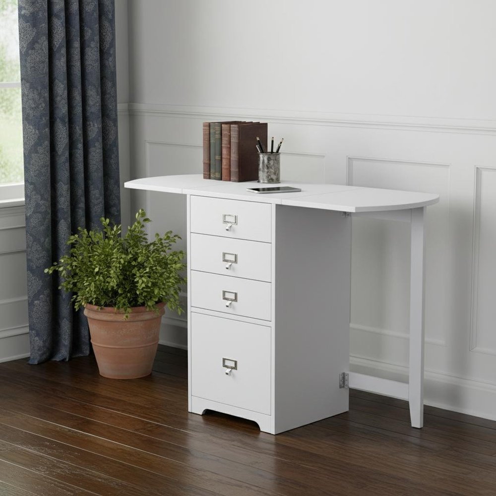 Fold-out Organizer and Craft Desk  Warm Home View